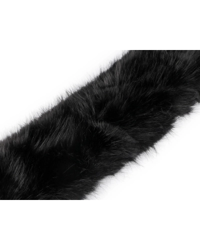 Odevná kožušina s pútkami na kapucňu dĺžka 68 cm - 1 ks | Mimib