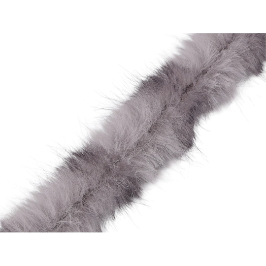 Všívacia odevná / dekoračná kožušina okrúhla zvierací vzor šírka 4,5 cm - 1 m | Mimib