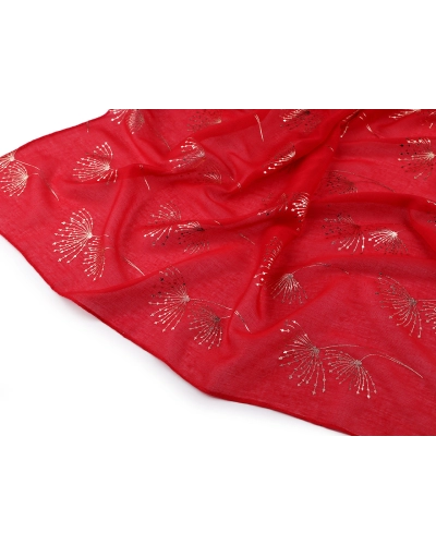 Šatka / šál so zlatou potlačou 70x180 cm - 1 ks | Mimib