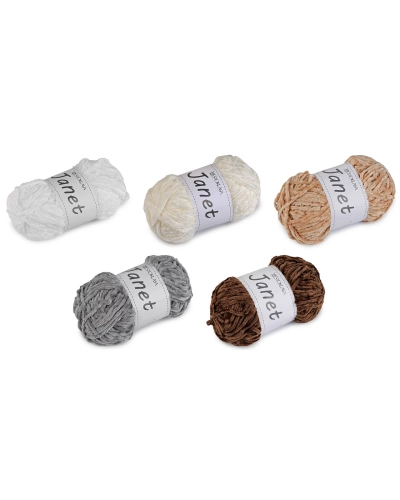 Pletacia ženilková priadza Janet 100 g - 1 ks | Mimib