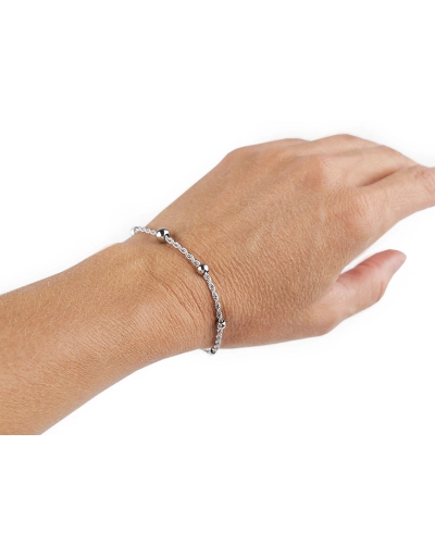 Náramok z nerezovej ocele krútený - 1 ks | Mimib