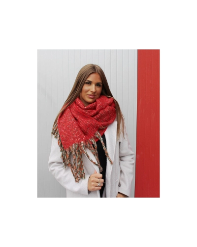 Zimný šál so strapcami 35x185 cm - 1 ks | Mimib