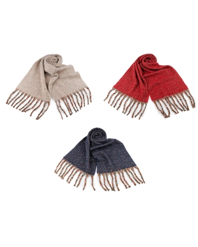 Zimný šál so strapcami 35x185 cm - 1 ks | Mimib