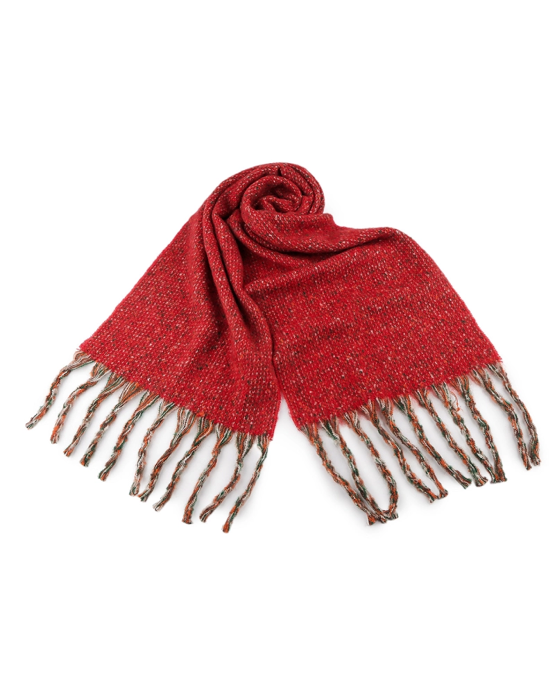 Zimný šál so strapcami 35x185 cm - 1 ks | Mimib