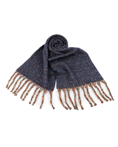 Zimný šál so strapcami 35x185 cm - 1 ks | Mimib