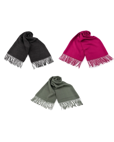 Zimný šál / pléd so strapcami 70x180 cm - 1 ks | Mimib