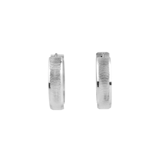 Náušnice z nerezovej ocele kruhy - 1 pár | Mimib