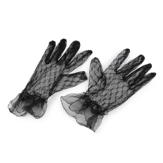 Spoločenské rukavice čipkové - 1 pár | Mimib