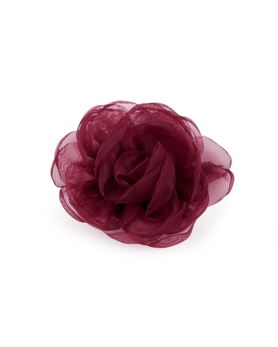 Brošňa organzový kvet Ø8 cm - 1 ks | Mimib