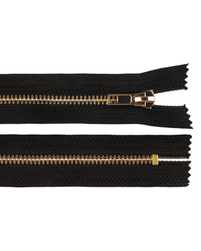 Kovový zips No 5 dĺžka 16 cm (jeansový) - 1 ks | Mimib