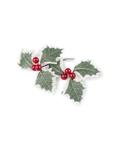 Umelá vetvička so šípkami, cezmína na drôtiku - 2 ks | Mimib