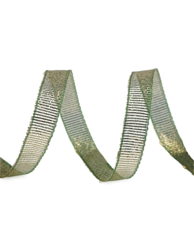 Brokátová stuha s lurexom šírka 10 mm - 10 m | Mimib