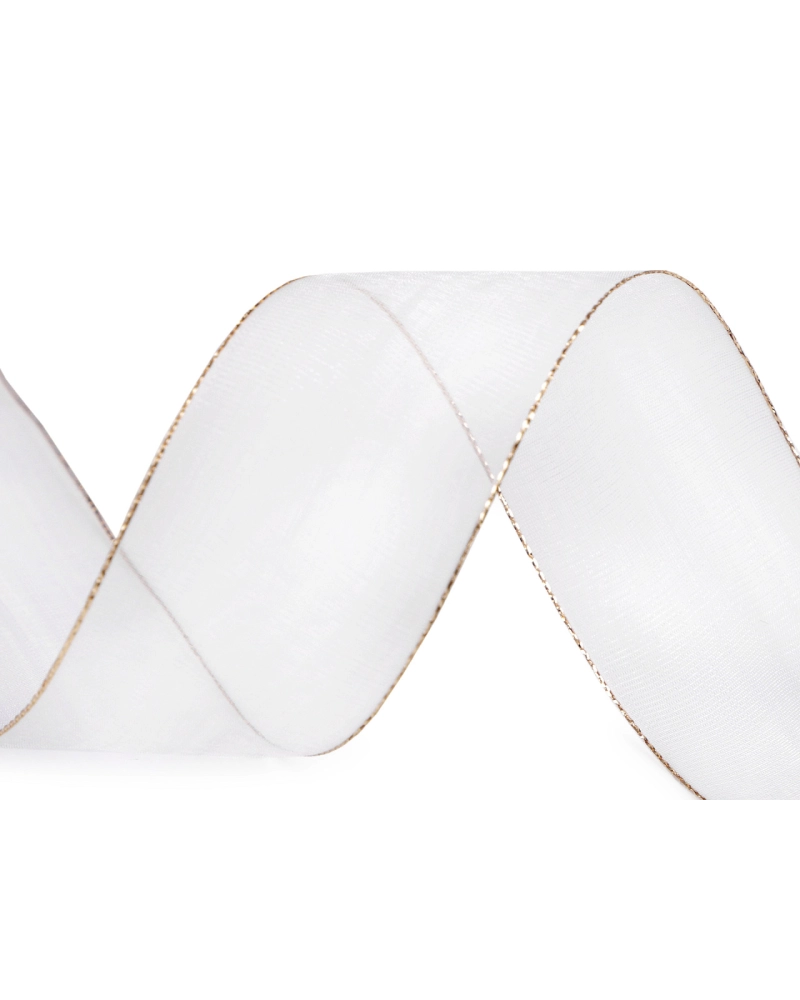 Monofilová stuha s lurexom šírka 40 mm - 20 m | Mimib