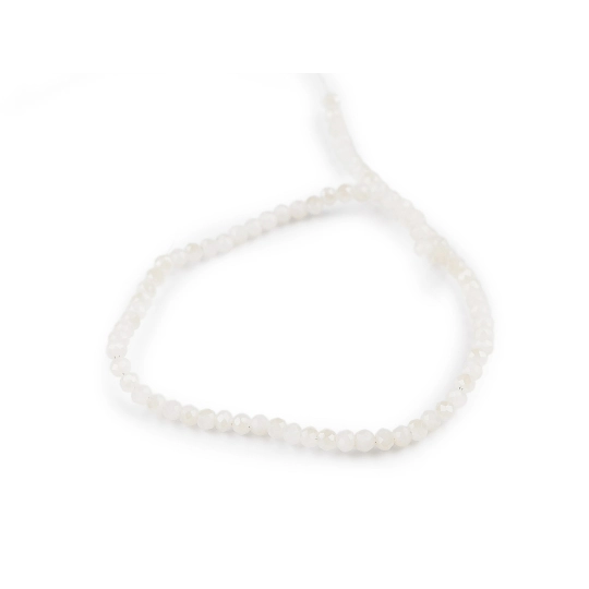 Sklenené korálky brúsené ohňovky 3 mm na drôtiku - 1 sáčok | Mimib