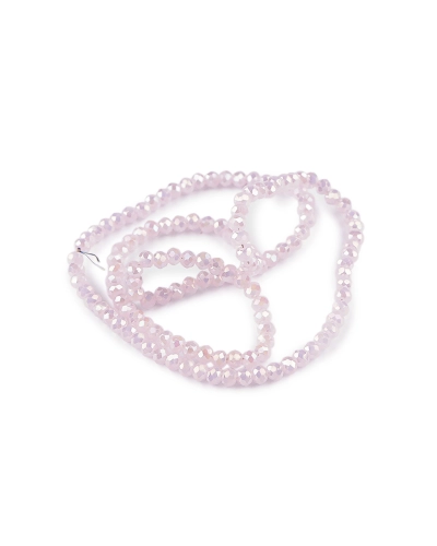 Sklenené korálky brúsené ohňovky 3 mm na drôtiku - 1 sáčok | Mimib