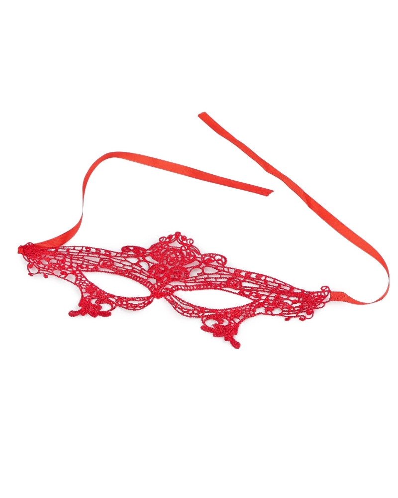 Karnevalová maska - škraboška čipková - 1 ks | Mimib