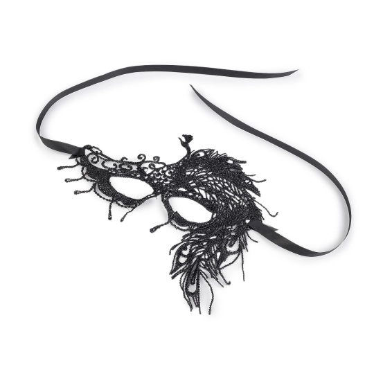 Karnevalová maska - škraboška čipková - 1 ks | Mimib