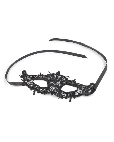 Karnevalová maska - škraboška čipková - 1 ks | Mimib