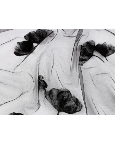 Tyl s listami ginkgo - 1 m | Mimib