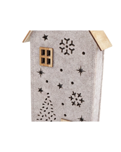 Vianočný filcový domček svietiaci - 1 ks | Mimib