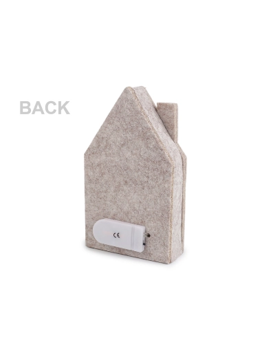 Filcový domček svietiaci - 1 ks | Mimib