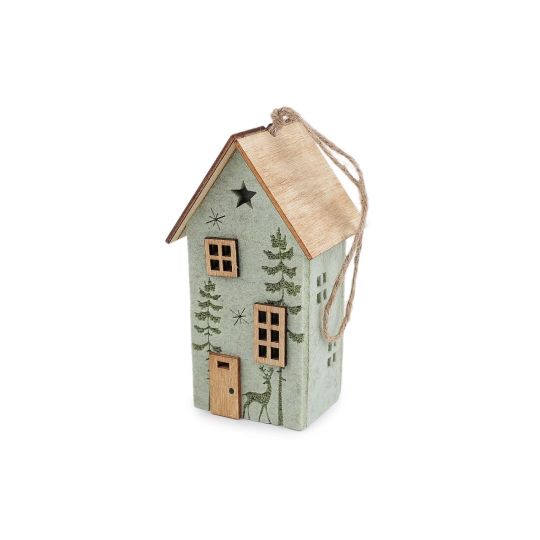 Filcový domček svietiaci na zavesenie - 1 ks | Mimib