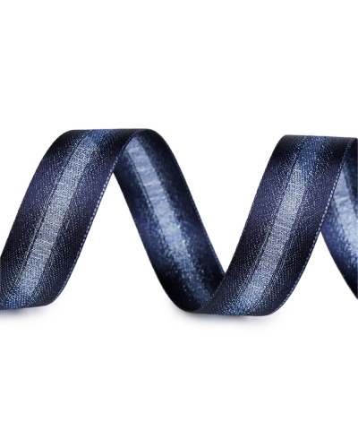 Atlasová stuha s lurexom obojlíca šírka 25 mm - 20 m | Mimib