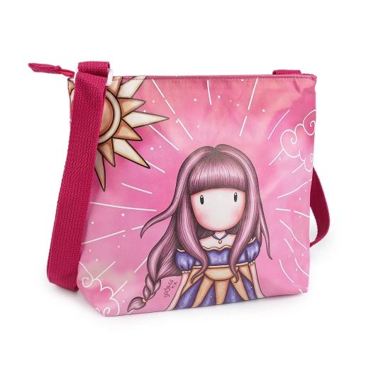 Dievčenská kabelka crossbody 23x22 cm s potlačou - 1 ks | Mimib