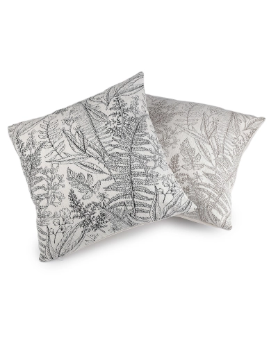 Ženilková obliečka na vankúš papradie 43x43 cm - 2 ks | Mimib