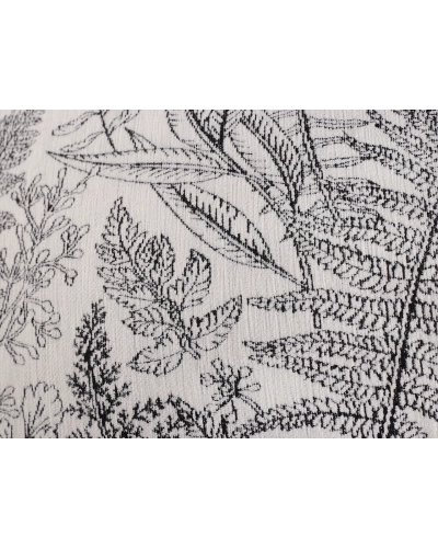 Ženilková obliečka na vankúš papradie 43x43 cm - 2 ks | Mimib