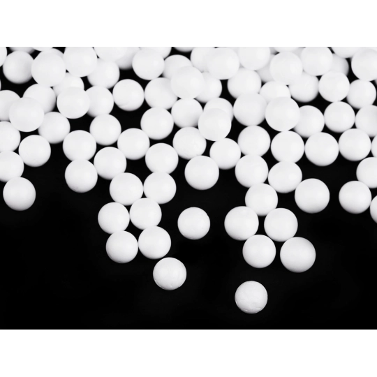 Polystyrénové guličky Ø10, 12 mm - 1 sáčok | Mimib