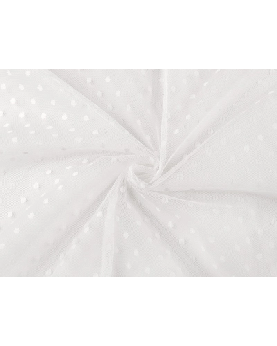 Tyl jemne pružný s bodkami - 1 m | Mimib