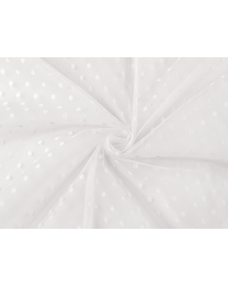 Tyl jemne pružný s bodkami - 1 m | Mimib