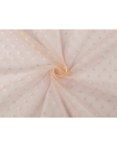 Tyl jemne pružný s bodkami - 1 m | Mimib