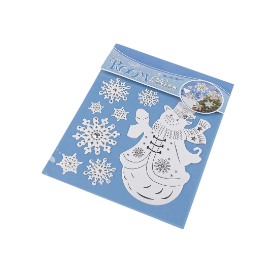 Vianočné samolepky plastické 3D - 1 kar. | Mimib