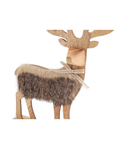 Drevený jeleň výška 30 cm - 1 ks | Mimib