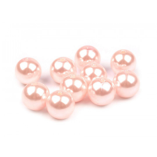 Műanyag teklagyöngyök / Glance gyöngyök Ø12 mm | Mimib