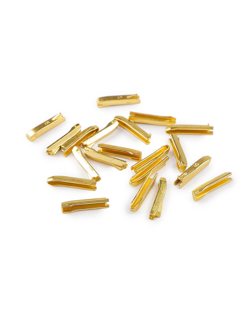 Spodná koncovka na opravu kovového dvojcestného zipsu - 10 sada | Mimib