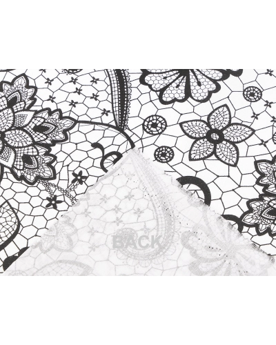 Bavlnená látka / plátno čipka - 1 m | Mimib