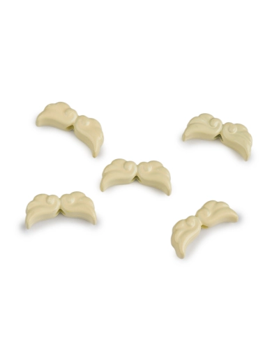 Ozdobný diel anjelské krídla lakované 6x12 mm - 5 ks | Mimib