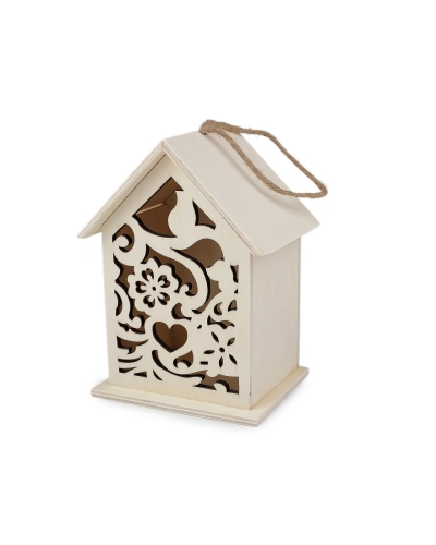 Závesný drevený domček / búdka na domaľovanie - 1 ks | Mimib