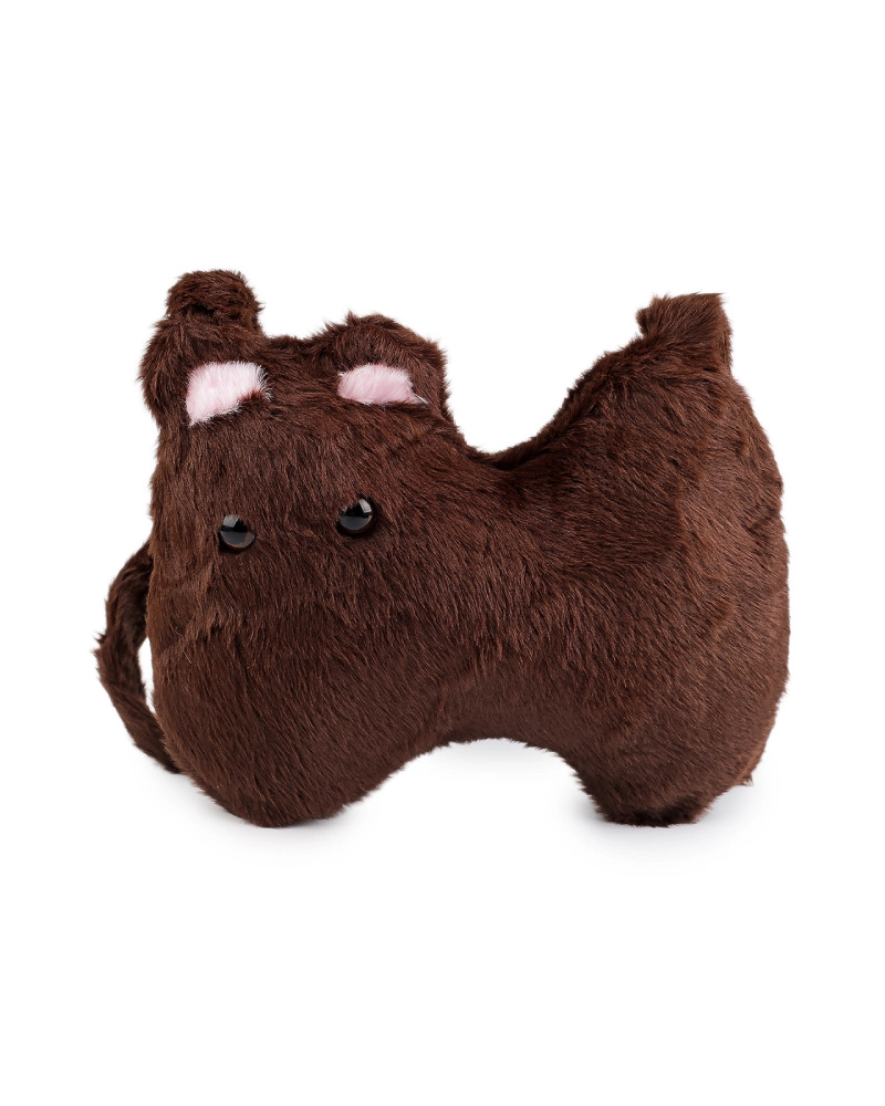 Dievčenská plyšová kabelka 26x21 cm - 1 ks | Mimib