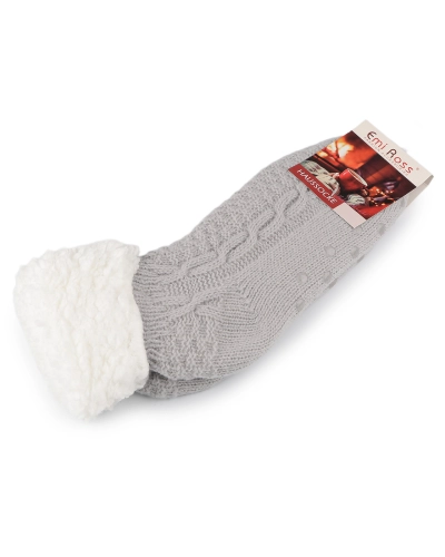 Ponožky zimné s protišmykom, krátke - 1 pár | Mimib