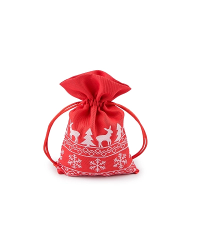 Vianočné darčekové vrecúško 10x15 cm - 1 ks | Mimib