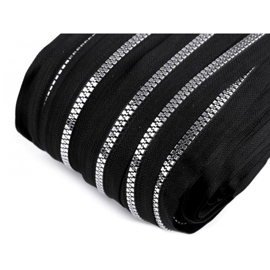 Csont cipzár No 5 folyóméter arany és ezüst | Mimib