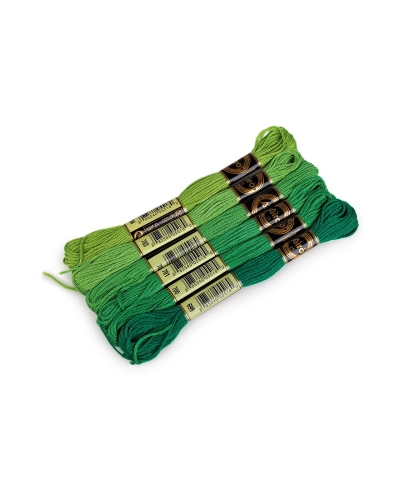 Priadza vyšívacia typ mouline AIRO sada odtieňov 6 ks/8 m - 6 ks | Mimib