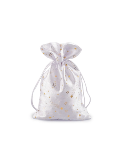 Vianočné darčekové vrecúško hviezdy 15x24 cm - 1 ks | Mimib