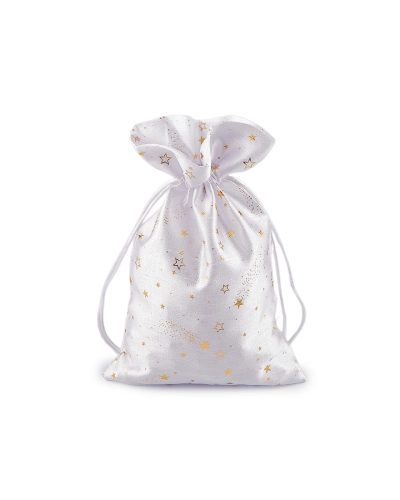 Vianočné darčekové vrecúško hviezdy 20x30 cm - 1 ks | Mimib