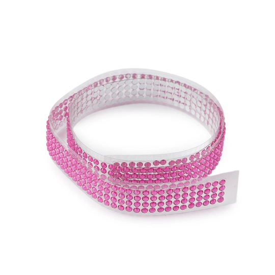 Samolepiaca borta s kamienkami šírka 12 mm - 1 ks | Mimib