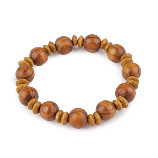 Náramok drevený unisex - 1 ks | Mimib